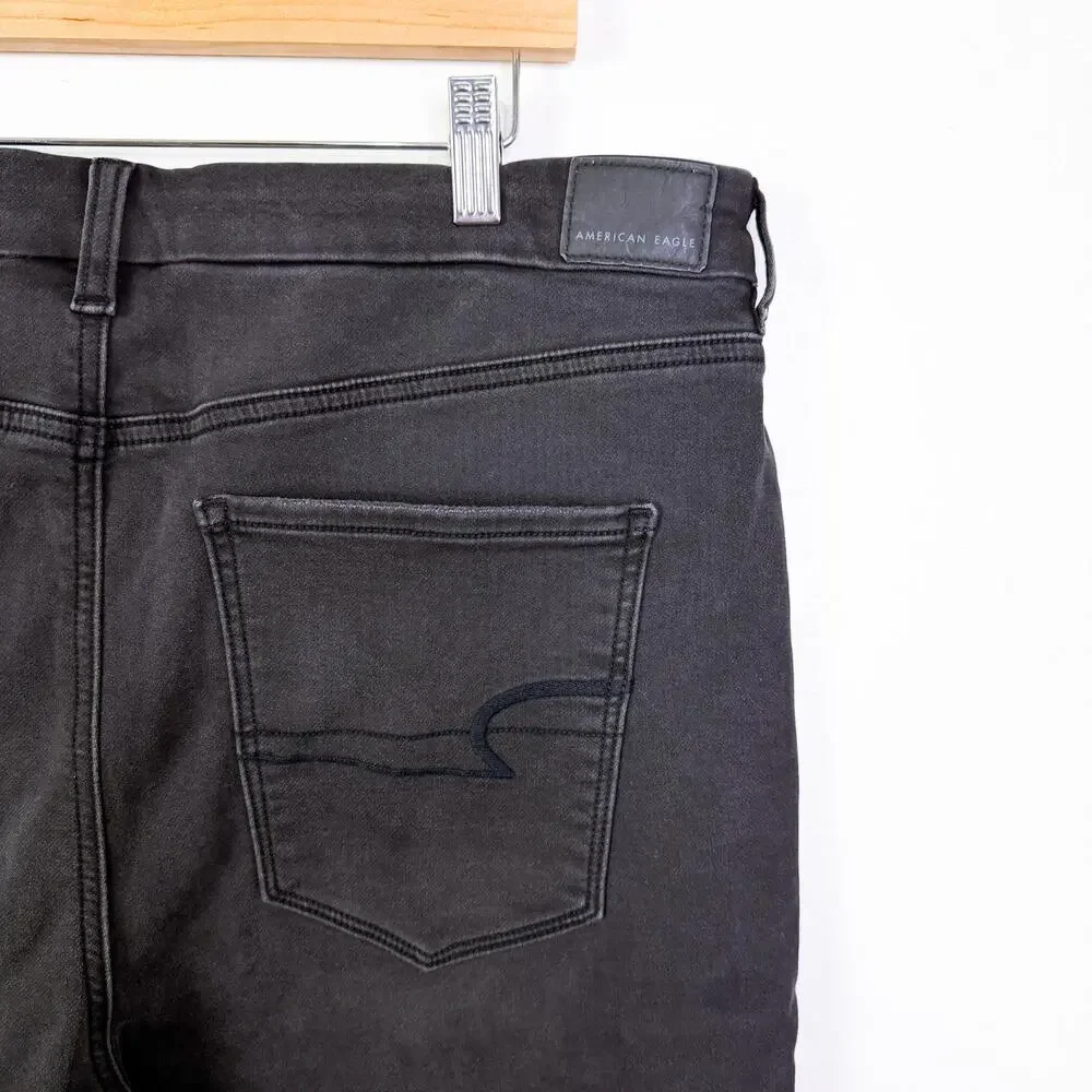 American Eagle Next Curvy Super High Rise Leggings Skinny Jeans Black sz 20 NWT